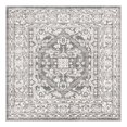 thumbnail image 3 of Unique Loom Boston Collection Area Rug - Medallion (5' 3" Square Gray/Ivory), 3 of 7