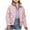 Pink, variant on Sherpa Jacket Women Peacoat Womens Coat Women's Casual Fashion Solid Color Fall/Winter Zipper Long Sleeved Parkas Coat Tops Red 5X
