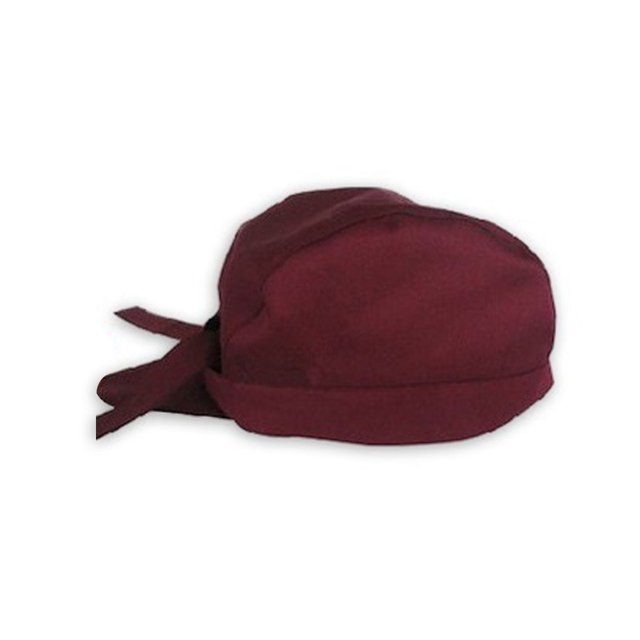 Sonducket Gorros de Chef Unisex para mujer y hombre con correa ajustable, envoltura para la cabeza, comida, cocina, parrilla, trabajo, Catering, cocina, Sombreros Vino rojo Sonducket AP010792-05