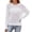 White, variant on Vedolay Women Autumn Sweaters 2023 Knit Sweater Turtleneck Loose Pullover Tops Black,M