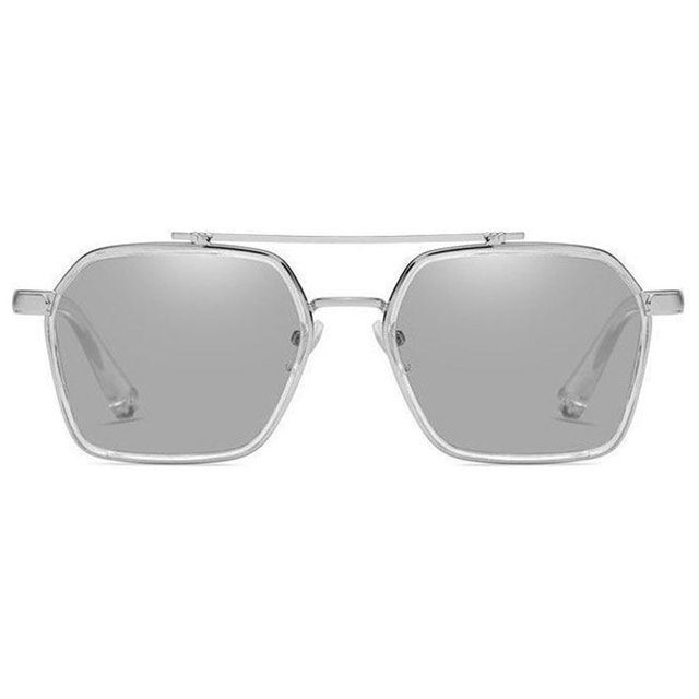 Gafas de sol fotosensibles que cambian de color con doble haz, gafas de sol de moda, hechas de PC