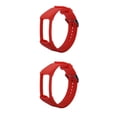 thumbnail image 3 of QualitChoice Remplacement pour Polar A360 A370 Bracelet Intelligent A370 Bracelet de Montre Bracelet Rouge 2ensemble, 3 of 6