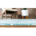 thumbnail image 4 of Jill Zarin Uptown Collection Area Rug - Lexington Avenue (2' 2" x 6' 1" Runner Turquoise/Ivory), 4 of 6