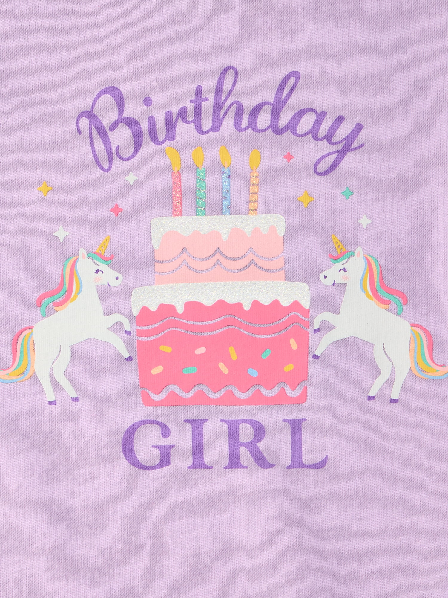 Garanimals Newborn, Baby & Toddler Girl Cotton Short-Sleeve Graphic T-Shirt, Sizes 0-6T