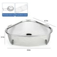thumbnail image 2 of Stainless Steel Sink Strainer Basket, Triangle Sink Drainer Basket, Sink Corner Drain Rack, 2 of 7