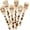 Cow, variant on 6 count 6 Styles Cow Cooking Utensils Set for Kitchen 2.4 x 11.8 Inch Durable Utensils, Cute Kitchen Wooden Spoons for Housewarming Wedding Anniversary Thanksgiving Birthday Use