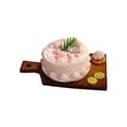 thumbnail image 4 of Pastel de casa de muñecas, artesanía de comida en miniatura 3D, escena de vida de panadería de jardín de hadas 1:6 1:12, juguetes de cocina de muñecas Estilo G Hugo Pastel de casa de muñecas, 4 of 10