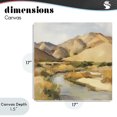 thumbnail image 4 of Stupell Industries Southwestern Wispy Desert River Canvas Art, 17 x 17, by Petals Prints Design, 4 of 8