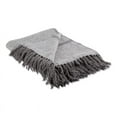thumbnail image 2 of Gray Stripe Homespun Throw, 2 of 3