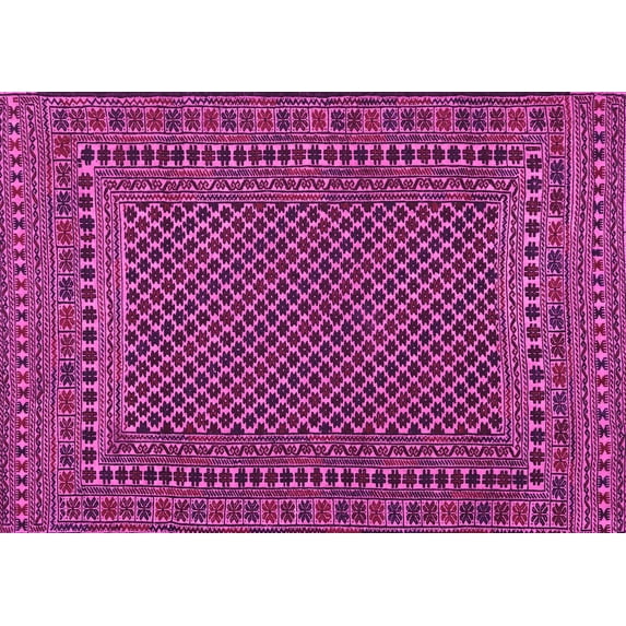 Ahgly Company Indoor Rectangle Southwestern Pink Country Area Rugs, 5' x 8'