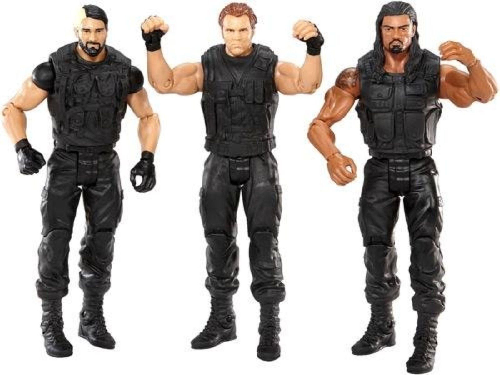 Roman Reigns & Dean Ambrose Stick The Shield WWE Wrestling Action Figure Kid Toy 