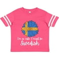 thumbnail image 3 of Inktastic I'm So Cute, I Must Be Swedish Sunflower Sweden Flag Boys or Girls Toddler T-Shirt, 3 of 5