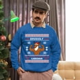 thumbnail image 5 of Christmas Sweatshirt, Brodolf The Gainzdeer Christmas Sweatshirt, Funny Muscular Reindeer Ugly Holiday Jumper, Festive Gym Lover Gift for Weightlifters & Fitness Fans, 5 of 5