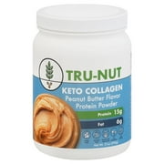 Tru-Nut Keto Collagen Protein Powder, Peanut Butter Flavor (21oz, 24 Servings)