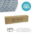 thumbnail image 7 of SussexHome Lattice Design 9" X 28" Stair Treads - 70 % Cotton Anti-Slip Carpet Strips for Indoor Stairs-Easy to Install Runner Rugs with Double Adhesive Tape-Safe, Extra-Grip, 7-Pack-Gray, 7 of 7