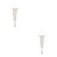 thumbnail image 3 of Thinsony Lightweight And Portable Macrame Planter Wall Hanging Basket Versatile Solution white 22-2 2Set, 3 of 6