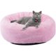 thumbnail image 1 of Cama antiestrés para gatos, cama para gatitos, cojín suave y esponjoso, cama para gatos y perros pequeños Xh029 (l, Pink). Afortunado Sencillez, 1 of 5