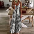 thumbnail image 3 of Animal Print Patterns Sleeveless Dress for Women Clothing Female Women's Summer Skirt, 3 of 7