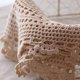 thumbnail image 5 of Abastado Phantomon Lace Doilies Manteles Individuales de Ganchillo Hechos a Mano Tapetes de algodón Tela de Encaje, Forma Ovalada, 10 x 14 Pulgadas (Beige), 5 of 5