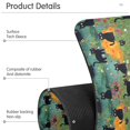 thumbnail image 4 of Yayeee Faucet Mat for Kitchen Sink 30" Diatomite Long Splash Guard Pad, Floral Black Cats Pattern, 2 Pack, 4 of 7