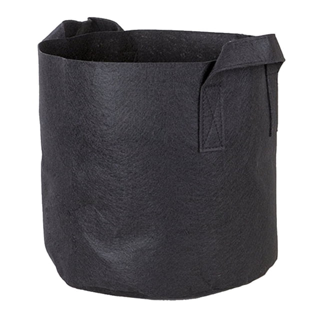 Moyic Bolsas grandes para cultivo de plantas de 1 a 34 galones, bolsa redonda para plantar flores, bolsa para el crecimiento de plantas con borde Jardín y Patio 25 * 22cm Moyic JJ20719-03B