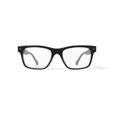 True Religion Men’s T030 Rectangular Prescription Eyeglasses with Case, Black
