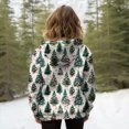 thumbnail image 5 of Women Lined Plush Sweat Jacket With Hood Autumn Winter Warm Hooded Jacket Loose Coat Pockets Large Sizes Hoodie Sweatshirt, 5 of 7