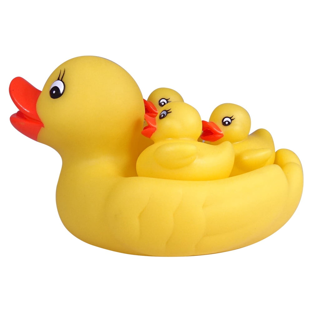 rubber duck family bath set