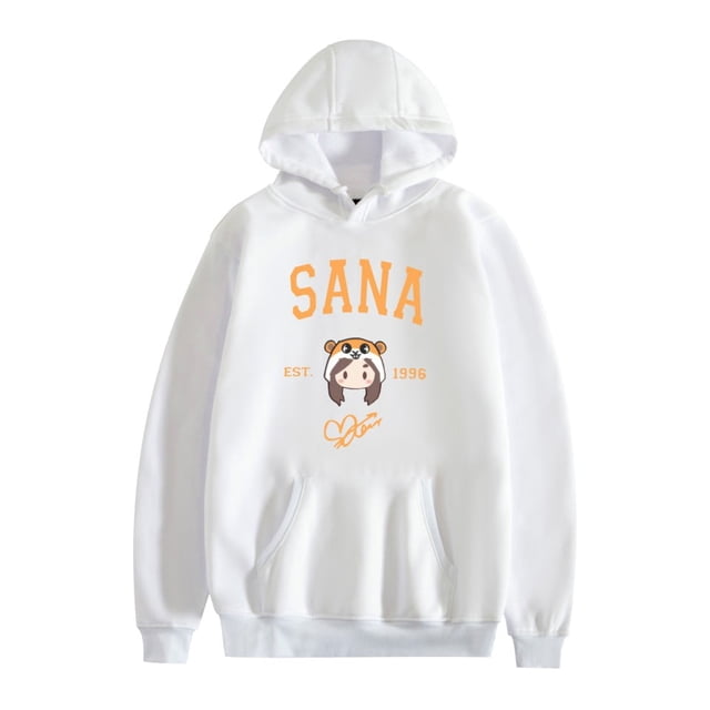 EST Sweat à Capuche Graphique Exquis pour Unisexe, L, Blanc1