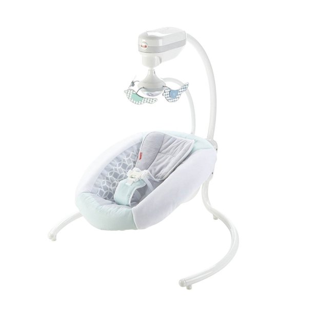 FisherPrice Infant Baby Revolve Swing Swinging Rocker Seat Cradle w