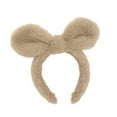 thumbnail image 2 of Eoperou Hair Hoop Non-slip Ultra Soft Cosplay Headdress Plush Bear Ears Plush Headband Hair Accessories, 2 of 7