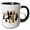 Black/White, variant on 3drose, Chess Kings, Queens, Pawns. Variety of Colors. Fraternity and Unity, 15oz Mug