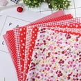 thumbnail image 3 of 7 Pcs 50x50cm Coton, Carrés Assortis Pré 7 Pcs de Tissu Kit de Literie Pré-Découpé, 3 of 8