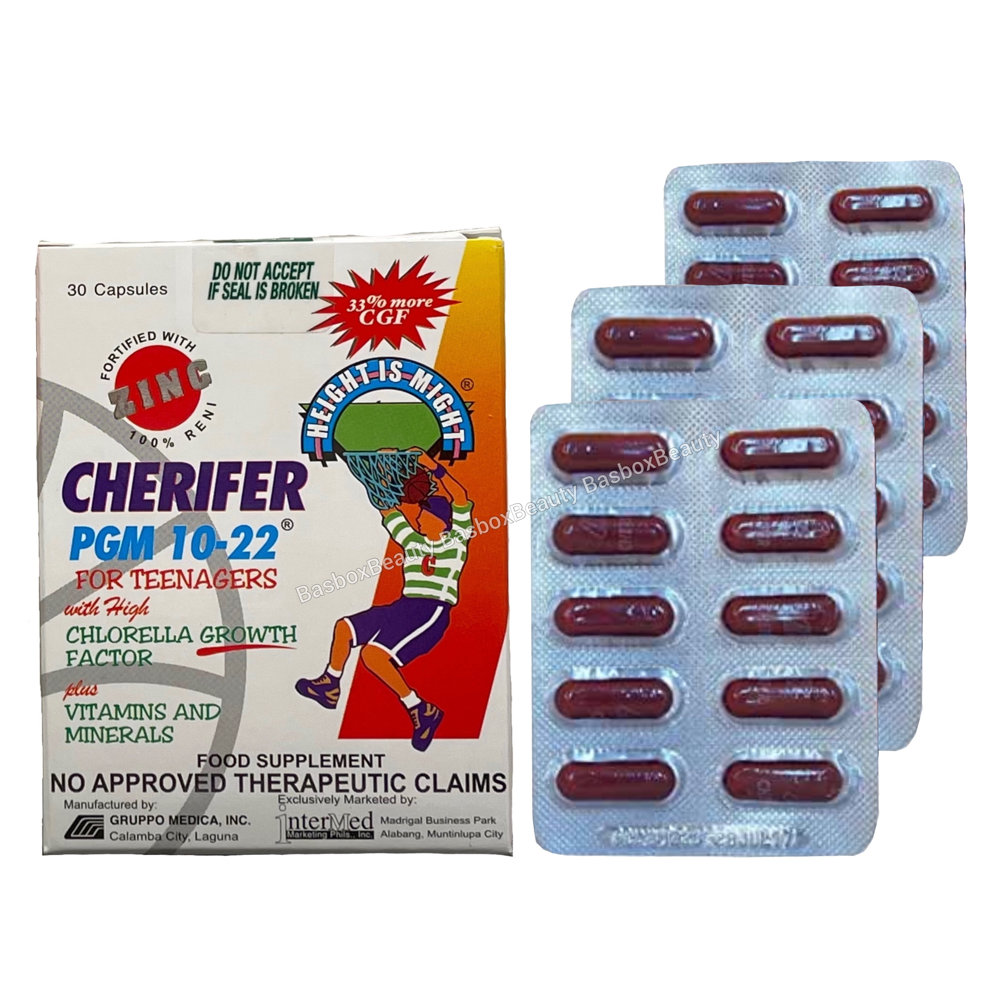 Cherifer PGM 1022 + Zinc (Vitamins and Minerals + Chlorella Growth