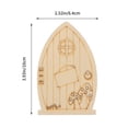thumbnail image 2 of PAMINGONO 48pcs Wood Fairy Door Craft Designed For Simple Design Garden Decorations, 2 of 5
