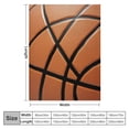 thumbnail image 4 of ARISTURING Basketball Blanket for Boys Girls, Soft Flannel Basketball Throw Blanket Basketball Gifts for Basketball Lovers Cozy Lightweight Blankets for Kids Adults Men, 4 of 6