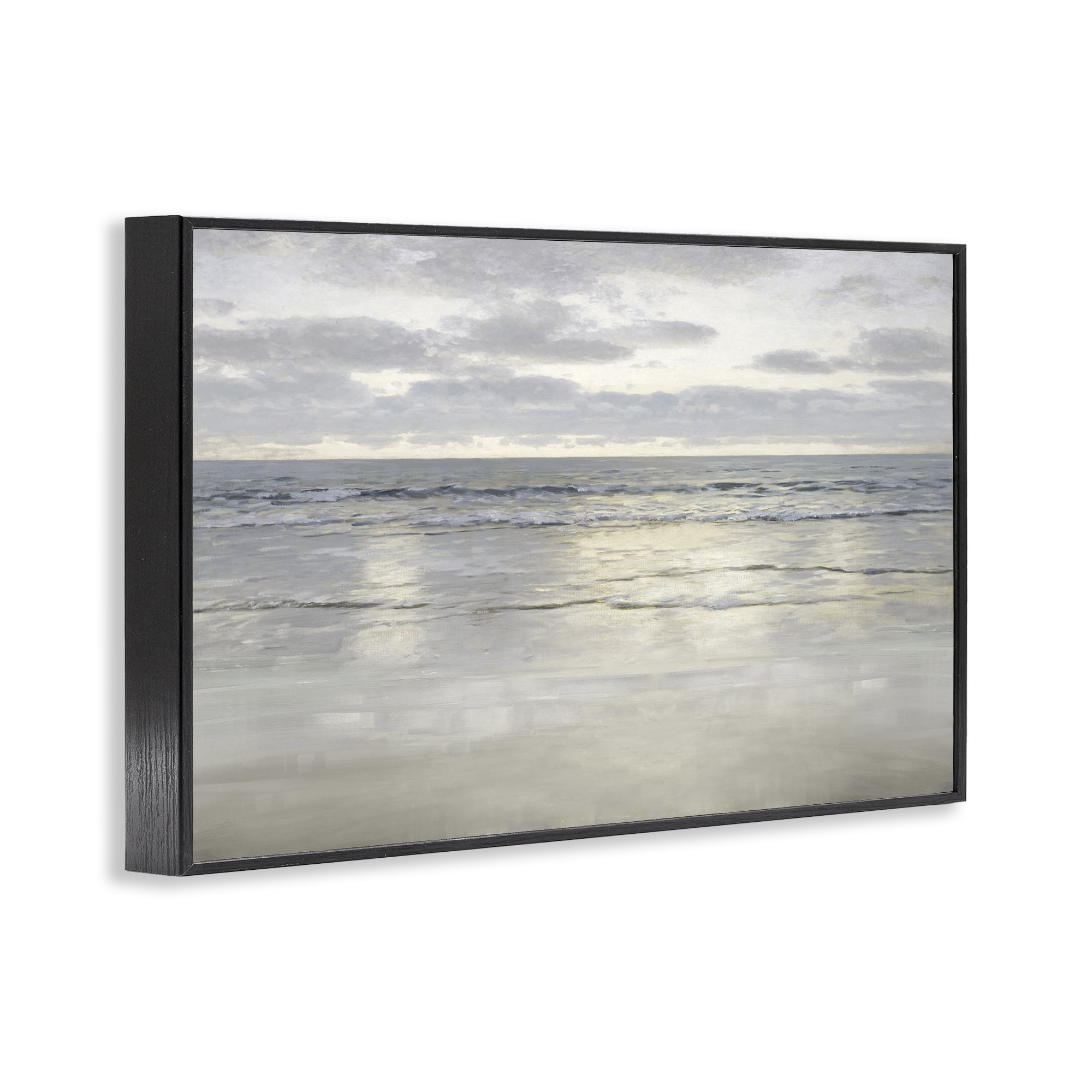 Stupell Industries Sunlight On The Sea Black Framed Giclee Art, design by Christy McKee