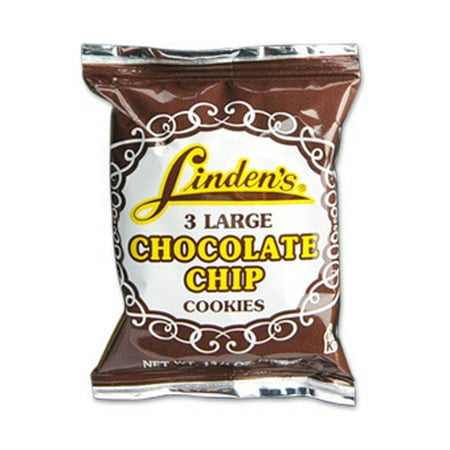 Linden's Chocolate Chip Cookies - 18 Packs of 3 Cookies (Best Store Bought Cookies For Diabetics)