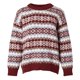 thumbnail image 4 of Suéter grueso de punto de manga larga con cuello redondo para mujer de otoño e invierno Pompotops  gfhjh15425, 4 of 4