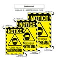 thumbnail image 3 of Notice Please Wear Mask In This Area For Safety Door Window Social Distancing Required Aluminum Metal Sign 18"x24", 3 of 5