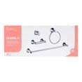 thumbnail image 3 of Juego Accesorios Baño Flowell 4 Piezas Plata, 3 of 3
