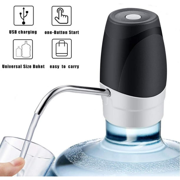 1 Pack Electric Water Pump Dispenser, USB Charging Automatic Drinking