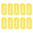 thumbnail image 1 of Juego de 10 anillos de seguridad de silicona para correa de reloj de 20 mm. Amarillo, 1 of 7