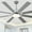 Chrome, variant on Chords Attic Ceiling Fan with LED Light, 8-Blade Reversible DC Motor, Remote Control, 6-Speed Timer, Ultra Quiet for Bedroom, Living Room