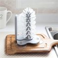 thumbnail image 1 of Moyic Creativo ventosa montaje en pared taza cepillo botellas fregadero cocina de 2 en 1 taza depurador vino cristalería Suministros de limpieza para el hogar, 1 of 5
