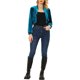thumbnail image 2 of CHAQUETA CORTA DE INVIERNO CON CREMALLERA PARA MUJERES CHIC S OLAS AZUL, 2 of 5