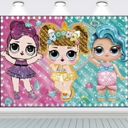 LOL Surprise Party Supplies Taspestry Post Background Backdrop Birthday Banner Wall Decor