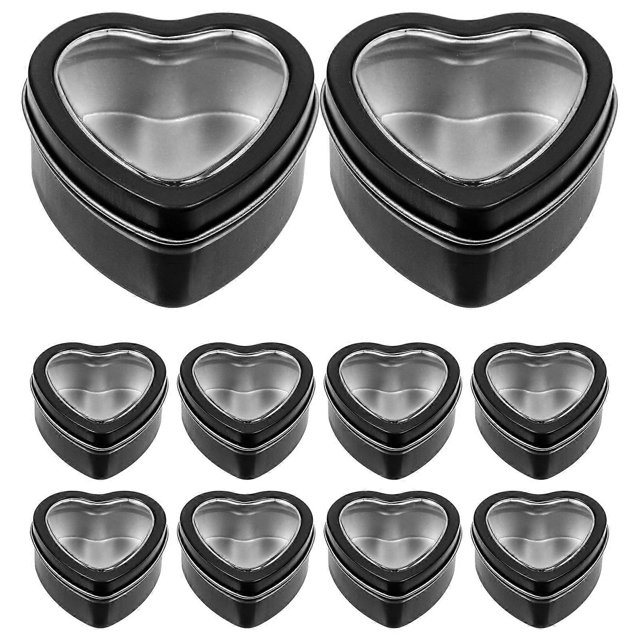 10pcs Valentine's Day Party Favors Chocolate Boxes Portable Candy Box Cookie Packaging Container