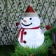 thumbnail image 2 of Bsvklp Muñeco nieve iluminado plegable para navideña patio césped al aire libre (luz blanca-Muñeco nieve), 2 of 9