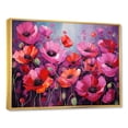 thumbnail image 2 of Designart "Magical Magenta Fields Of Poppies" Poppies Floater Framed Canvas Art Print, 2 of 5